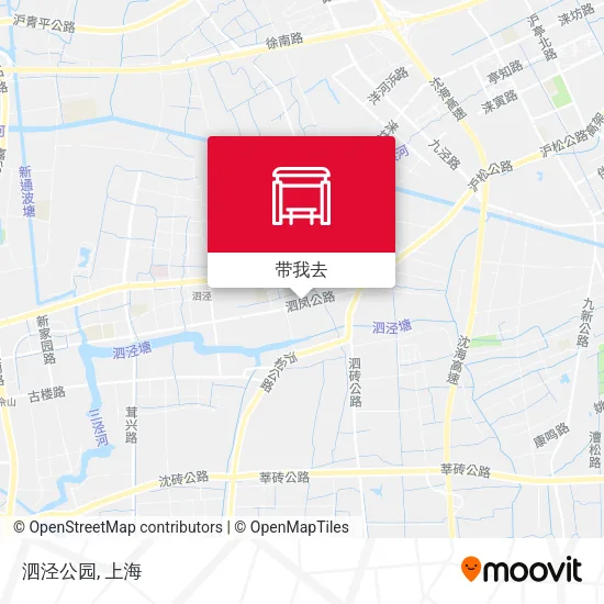 泗泾公园地图