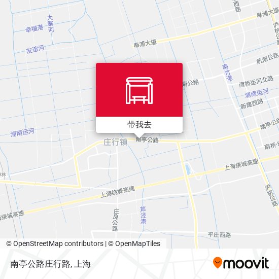 南亭公路庄行路地图