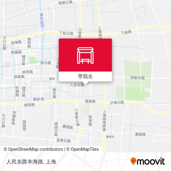 人民东路丰海路地图