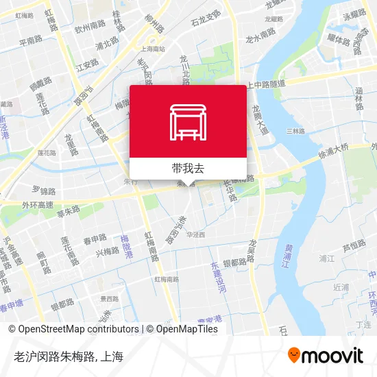 老沪闵路朱梅路地图