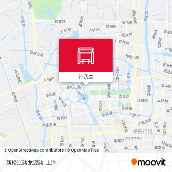 新松江路龙源路地图