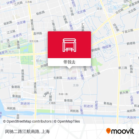 闵驰二路江航南路地图