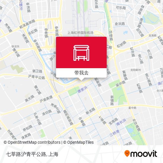 七莘路沪青平公路地图