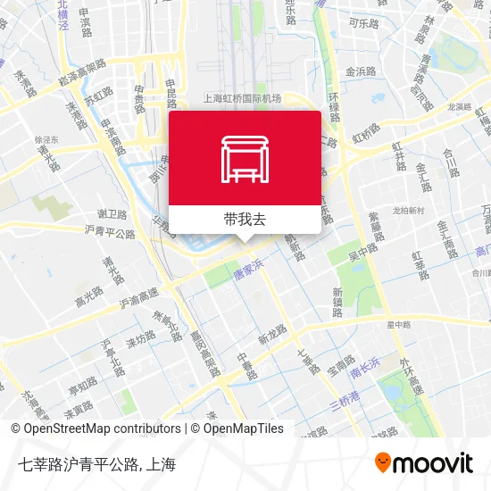 七莘路沪青平公路地图