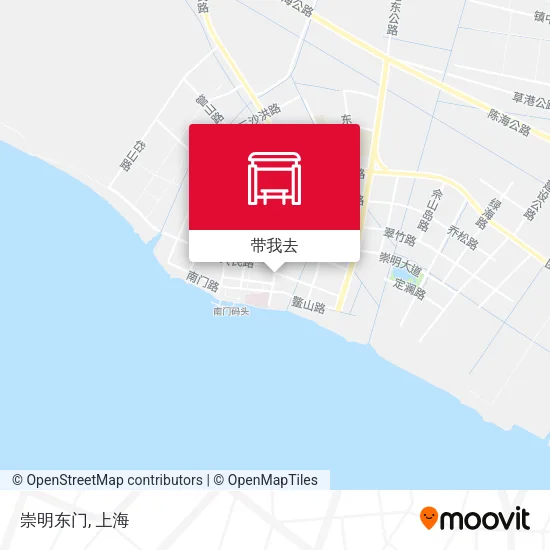 崇明东门地图