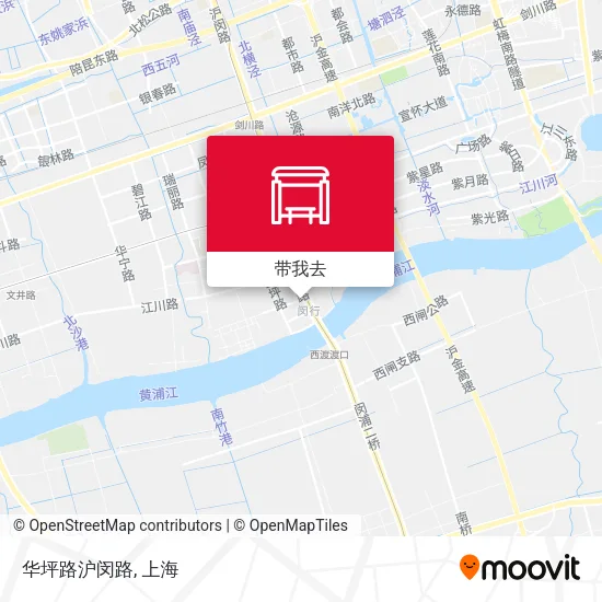 华坪路沪闵路地图