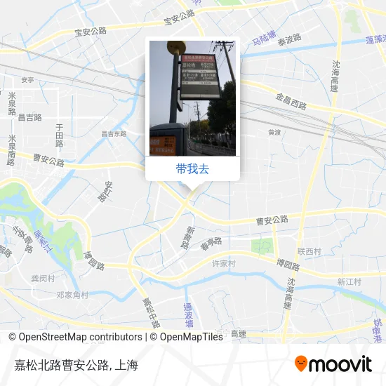 嘉松北路曹安公路地图
