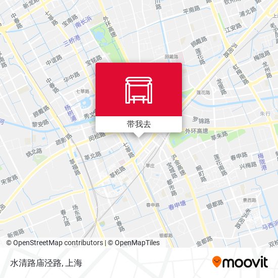 水清路庙泾路地图