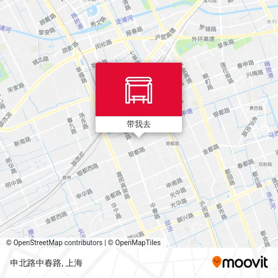 申北路中春路地图