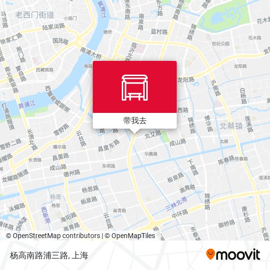 杨高南路浦三路地图