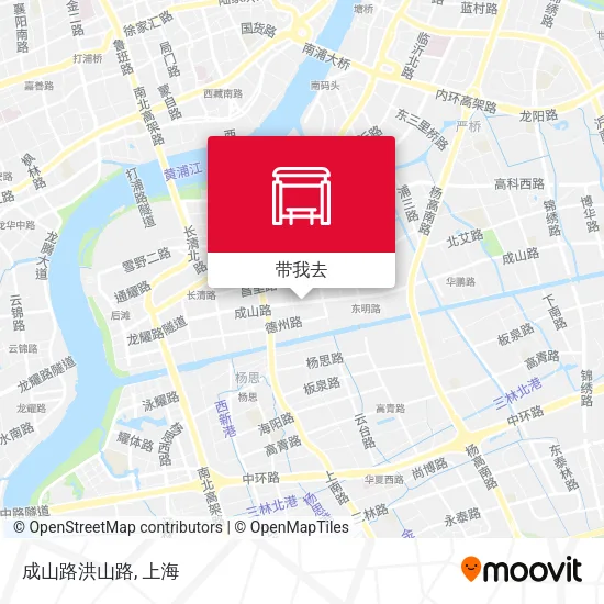 成山路洪山路地图