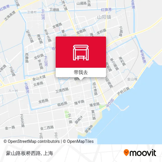 蒙山路板桥西路地图