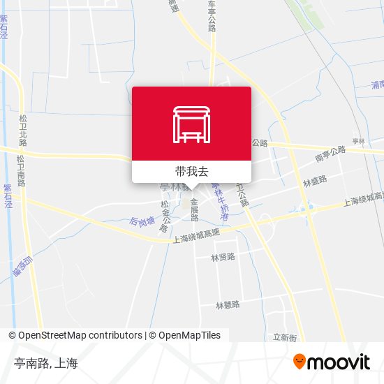 亭南路地图