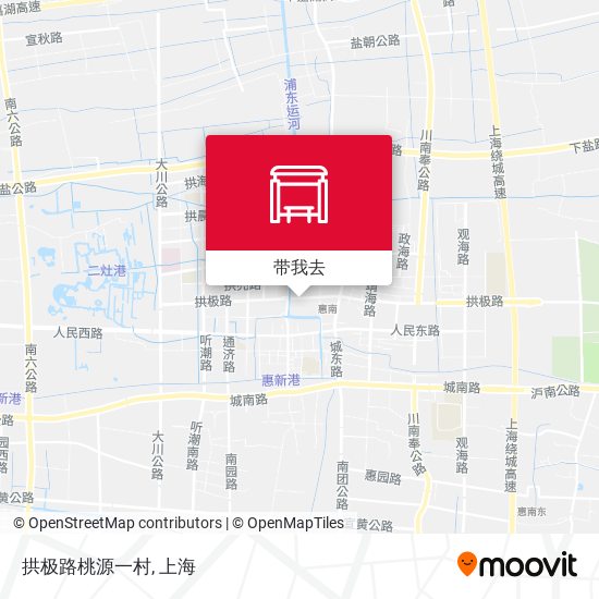 拱极路桃源一村地图