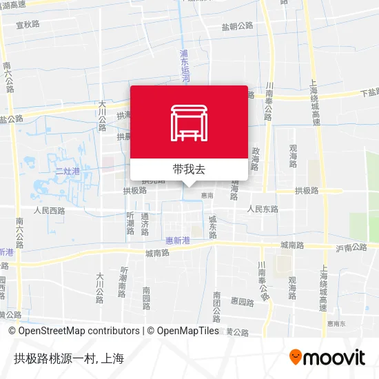 拱极路桃源一村地图