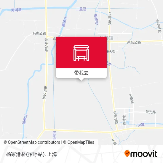 杨家港桥(招呼站)地图