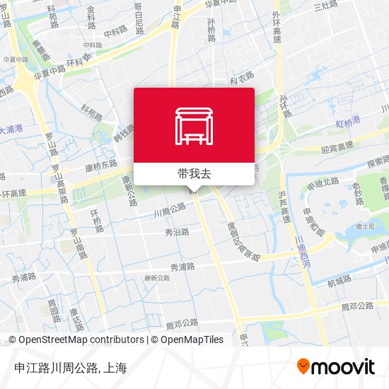 申江路川周公路地图