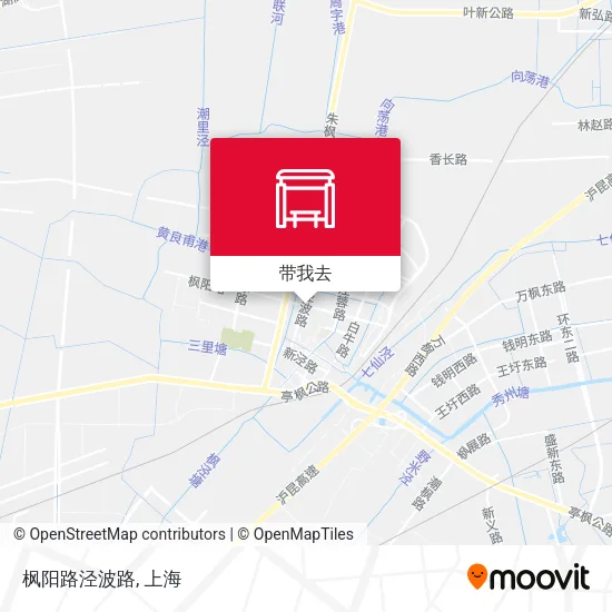 枫阳路泾波路地图