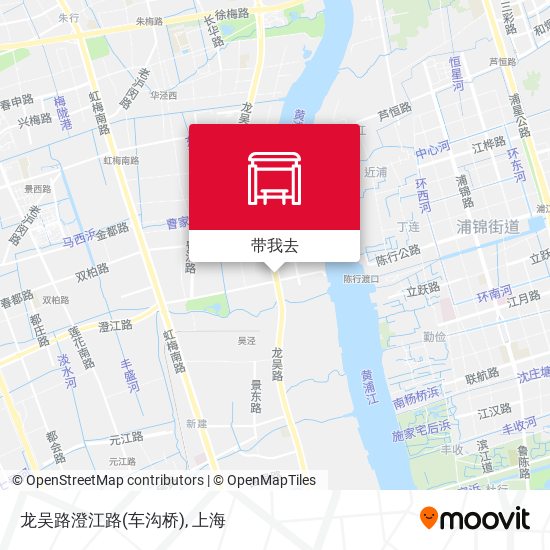 龙吴路澄江路(车沟桥)地图