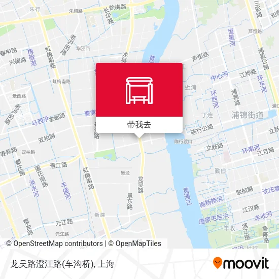 龙吴路澄江路(车沟桥)地图