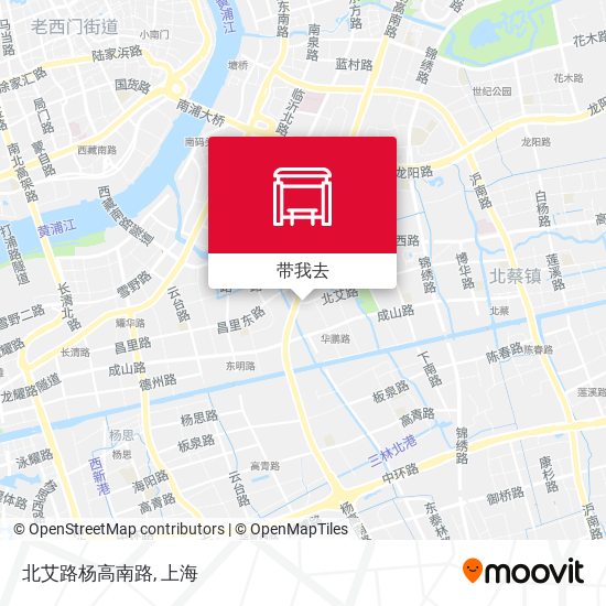 北艾路杨高南路地图