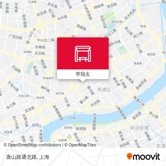 唐山路通北路地图