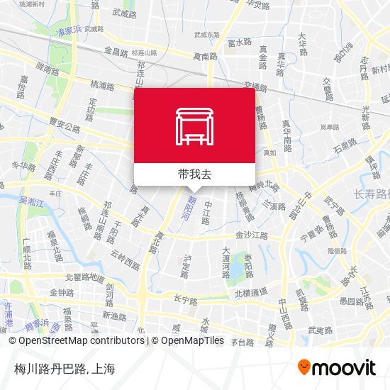梅川路丹巴路地图