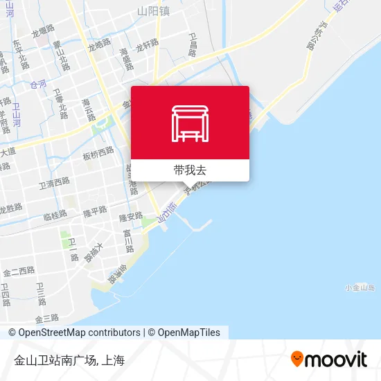 金山卫站南广场地图