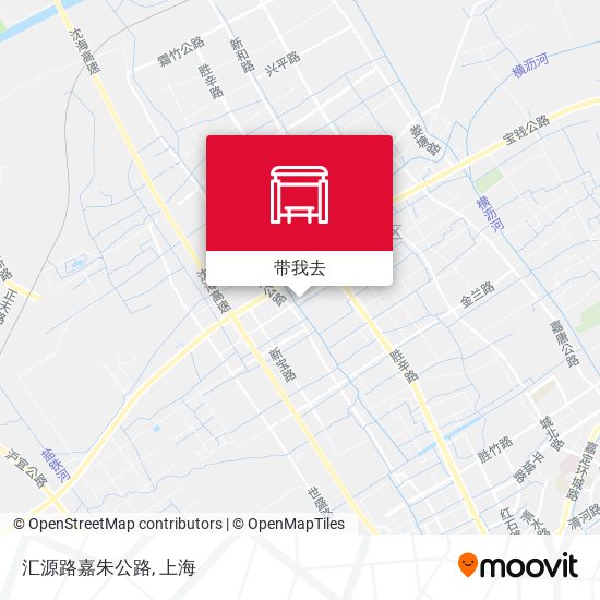 汇源路嘉朱公路地图