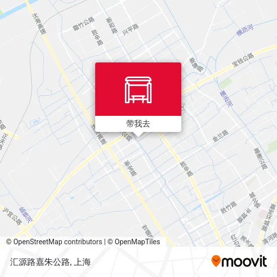 汇源路嘉朱公路地图