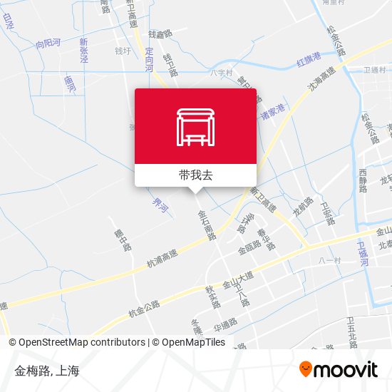 金梅路地图