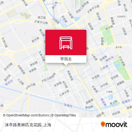 涞亭路奥林匹克花园地图