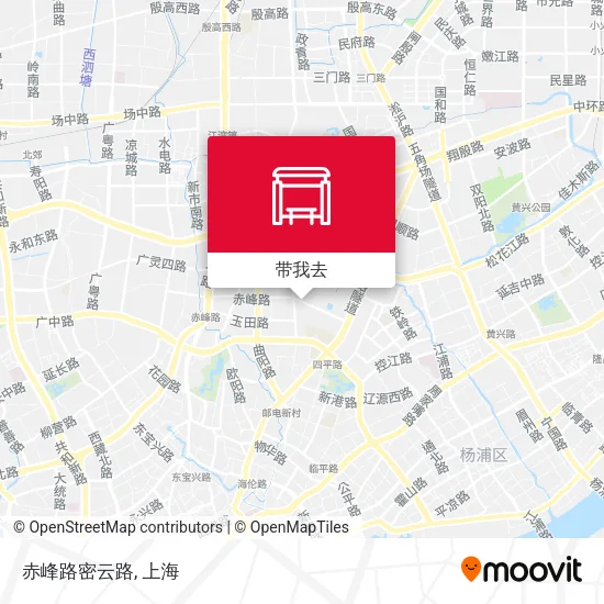 赤峰路密云路地图