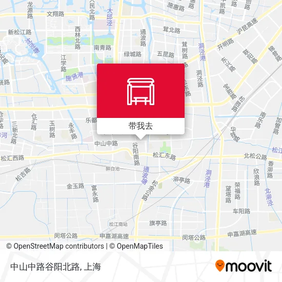 中山中路谷阳北路地图
