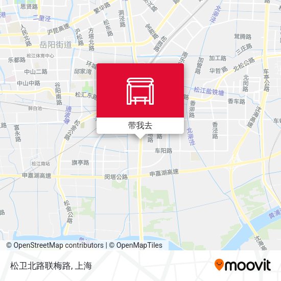 松卫北路联梅路地图