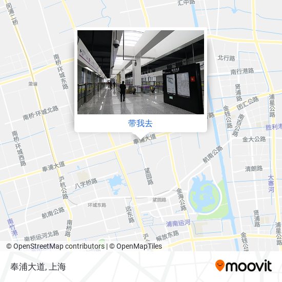奉浦大道地图