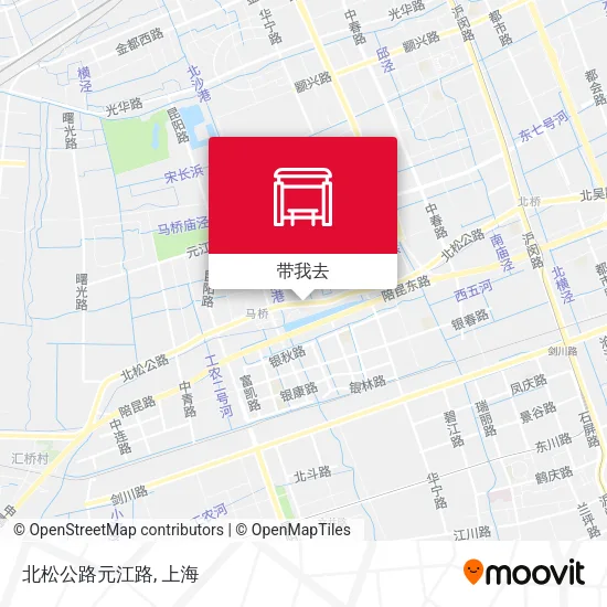 北松公路元江路地图