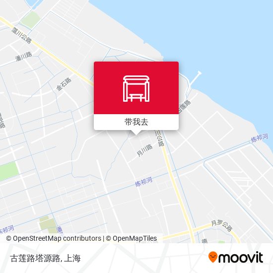 古莲路塔源路地图