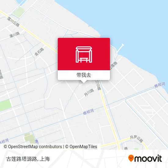 古莲路塔源路地图