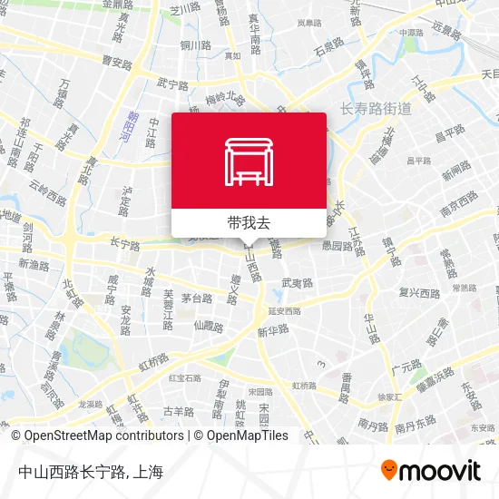 中山西路长宁路地图