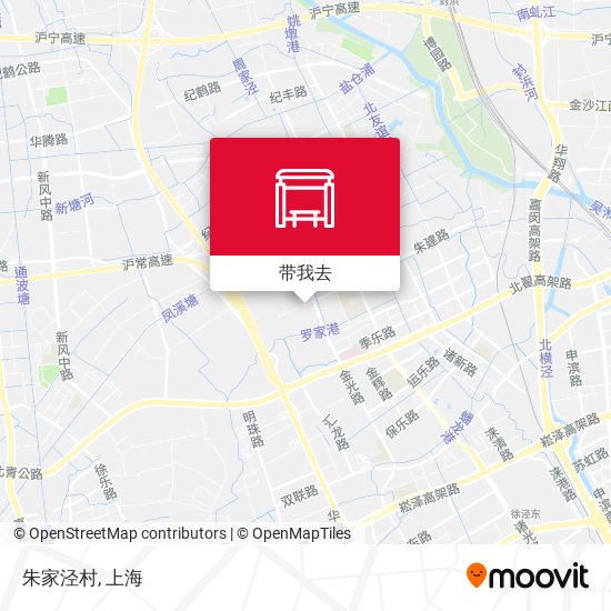 朱家泾村地图