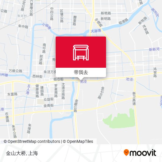 金山大桥地图