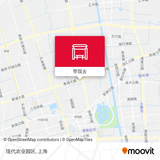 现代农业园区地图
