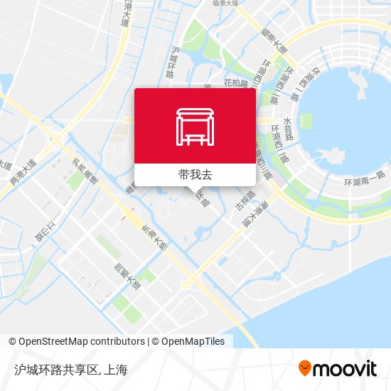 沪城环路共享区地图