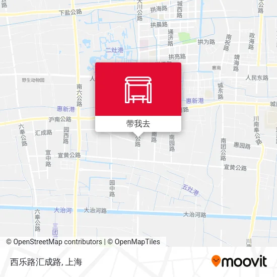 西乐路汇成路地图