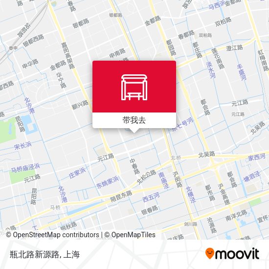 瓶北路新源路地图