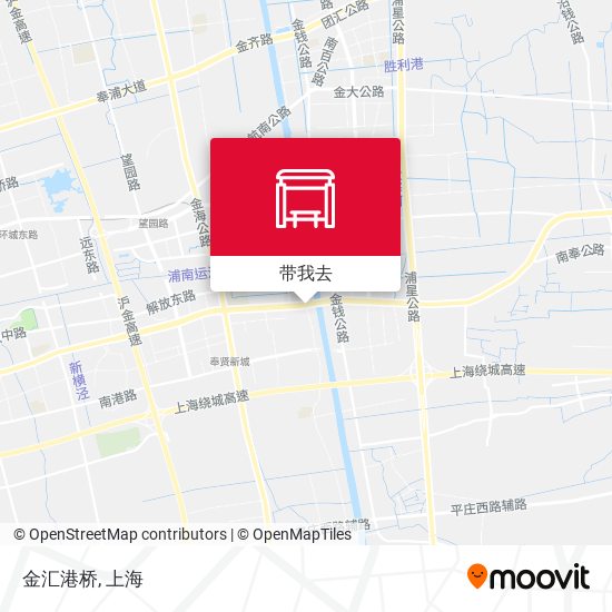 金汇港桥地图