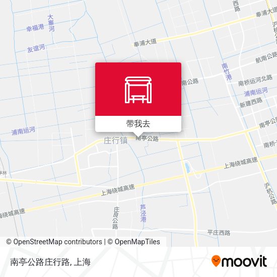 南亭公路庄行路地图