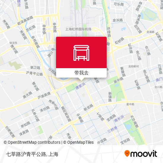 七莘路沪青平公路地图