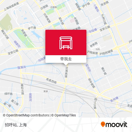 招呼站地图